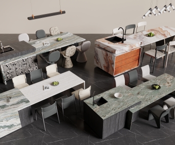 Modern Dining Table And Chairs-ID:856456046