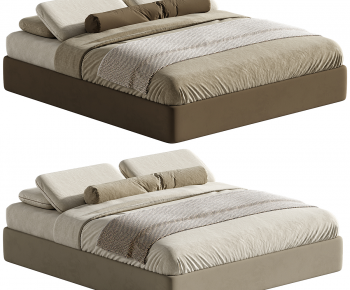 Modern Double Bed-ID:685302971
