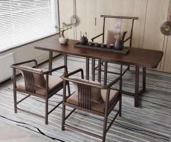 New Chinese Style Tea Tables And Chairs-ID:147437102