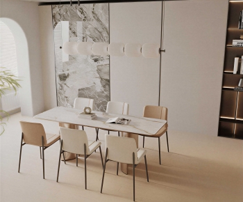 Modern Dining Table And Chairs-ID:599845891