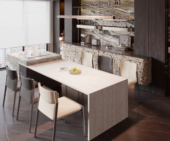 Modern Dining Table And Chairs-ID:461719061