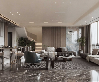 Modern A Living Room-ID:209832917