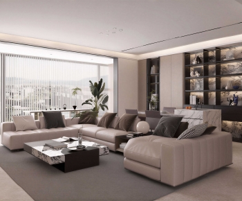 Modern A Living Room-ID:268279082