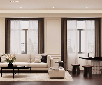 French Style A Living Room-ID:367743971