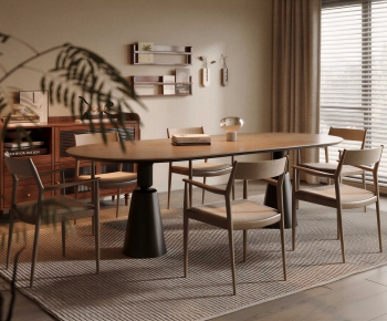 Modern Dining Table And Chairs-ID:549797064