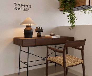 Modern Computer Desk And Chair-ID:635741958