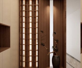 New Chinese Style Hallway-ID:197860967