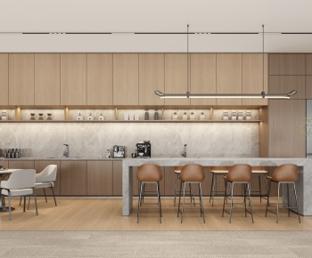 Modern Office Tea Room-ID:448534014