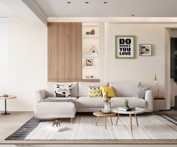 Modern A Living Room-ID:348537925