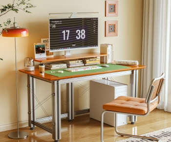 Modern Computer Desk And Chair-ID:264446026
