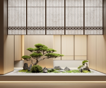 New Chinese Style Plant Landscaping-ID:402666091