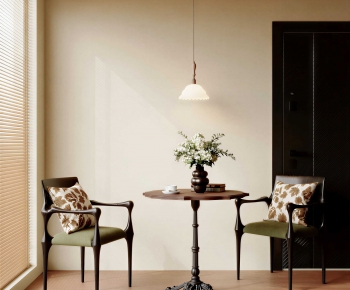 French Style Leisure Table And Chair-ID:312072999