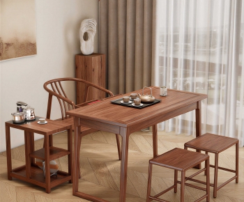 New Chinese Style Tea Tables And Chairs-ID:196425912