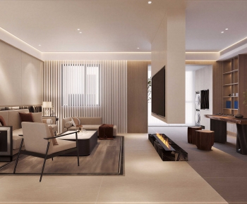 Modern A Living Room-ID:943739897