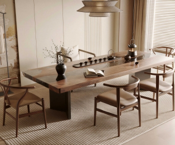 New Chinese Style Tea Tables And Chairs-ID:554065946