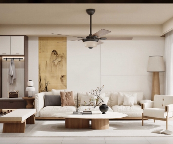 New Chinese Style A Living Room-ID:821160081