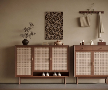 Wabi-sabi Style Shoe Cabinet-ID:256689078