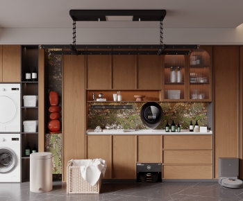 Modern Balcony Laundry Room-ID:586160901