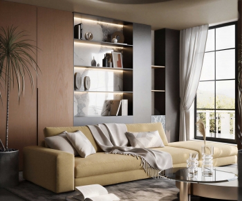 Modern A Living Room-ID:754529001