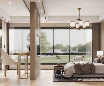 New Chinese Style Bedroom-ID:953881985