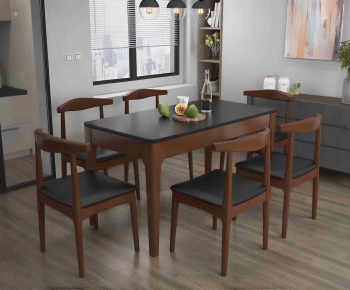 Modern Dining Table And Chairs-ID:526160005