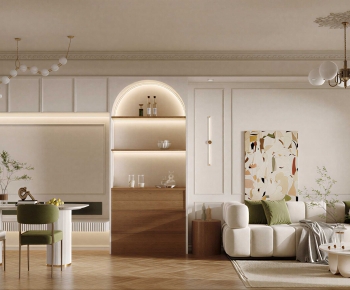 Modern A Living Room-ID:763967996