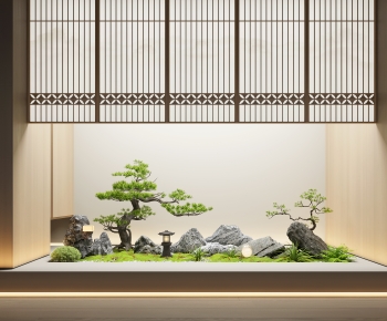 New Chinese Style Plant Landscaping-ID:527993924