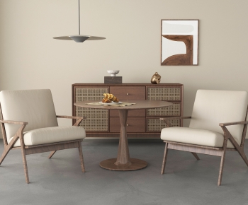 Wabi-sabi Style Leisure Table And Chair-ID:778094051