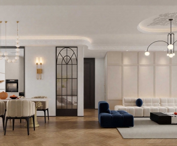 Modern A Living Room-ID:385055077