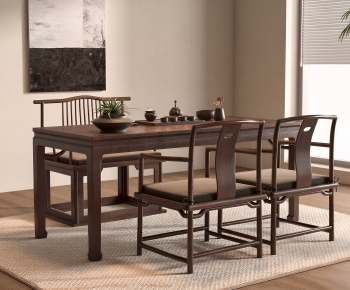 New Chinese Style Tea Tables And Chairs-ID:428314922