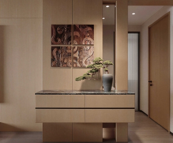 New Chinese Style Hallway-ID:136210945