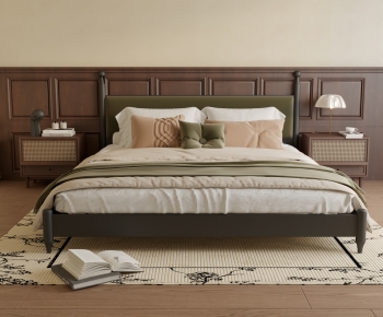French Style Double Bed-ID:267299892