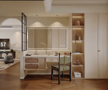 French Style Clothes Storage Area-ID:802289018