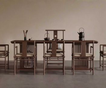 New Chinese Style Tea Tables And Chairs-ID:208085064