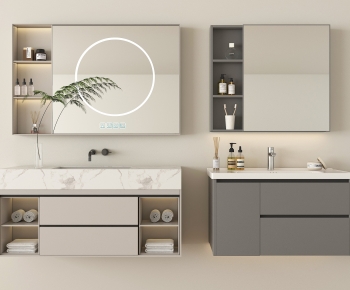 Modern Bathroom Cabinet-ID:608200072
