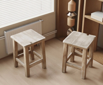 Wabi-sabi Style Stool-ID:913640981