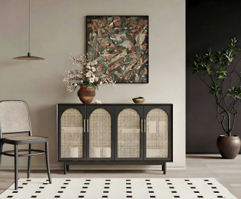 French Style Entrance Cabinet-ID:667222985