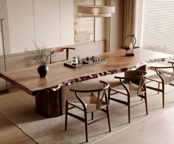 New Chinese Style Tea Tables And Chairs-ID:534590013