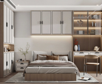 New Chinese Style Bedroom-ID:778354882