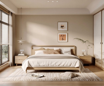 Japanese Style Bedroom-ID:848627098