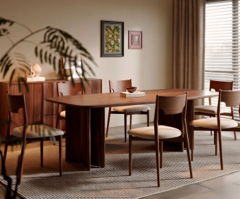 Modern Dining Table And Chairs-ID:756890813