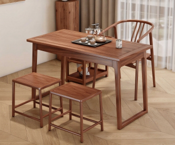 New Chinese Style Tea Tables And Chairs-ID:487993966