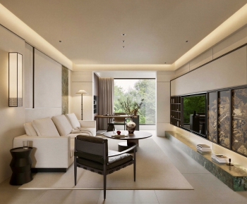 Modern A Living Room-ID:294549946