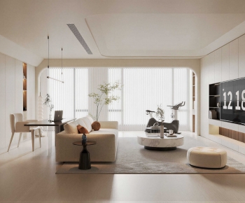 Modern A Living Room-ID:981654888
