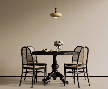 French Style Dining Table And Chairs-ID:938858996