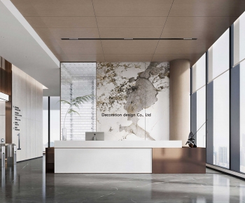 Modern Office Reception Desk-ID:277055983