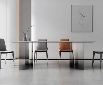 Modern Dining Table And Chairs-ID:351233014