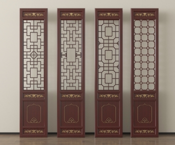 New Chinese Style Wooden Screen Partition-ID:280536891