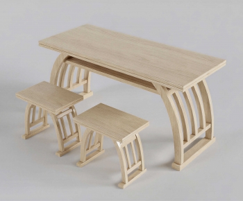 Modern Computer Desk And Chair-ID:504802947