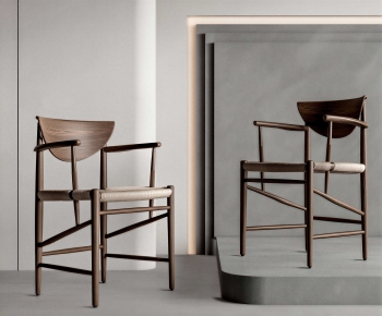 Wabi-sabi Style Dining Chair-ID:291440587